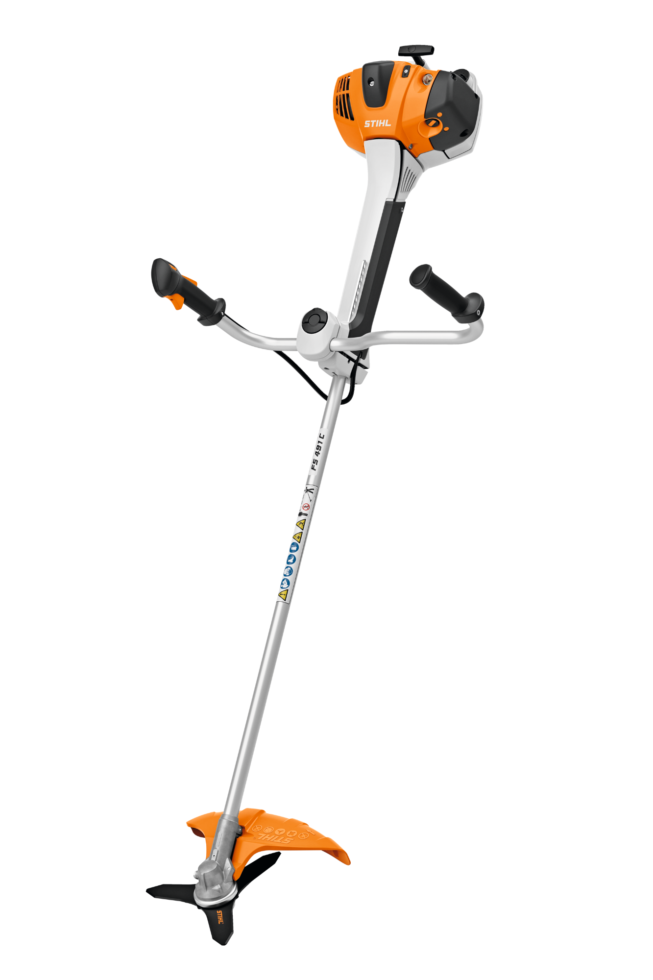 Galinga krūmpajovė STIHL FS 491 C-EM su trišakiu peiliu
